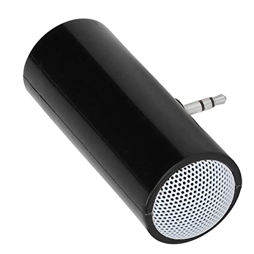 Mini Stereo Speaker,New DIY Pillow Speaker, Unique Soft Sound Portable Speaker, Portable Plug in Speaker with 3.5mm Aux Audio Input, for Mobile Phones and Tablets(Black)