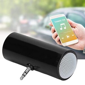 Mini Stereo Speaker,New DIY Pillow Speaker, Unique Soft Sound Portable Speaker, Portable Plug in Speaker with 3.5mm Aux Audio Input, for Mobile Phones and Tablets(Black)