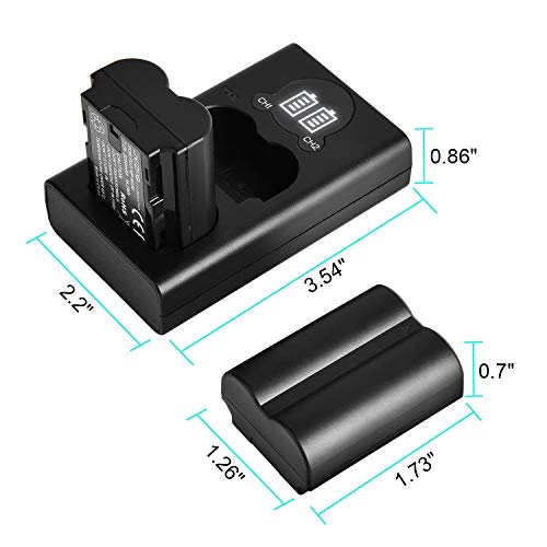 JYJZPB NP-W235 Rechargeable Li-Ion Battery for Fujifilm XT4, 2-Pack Camera Batteries with Battery Charger for Fujifilm X-T4 Camera and VG-XT4 Vertical Battery Grip