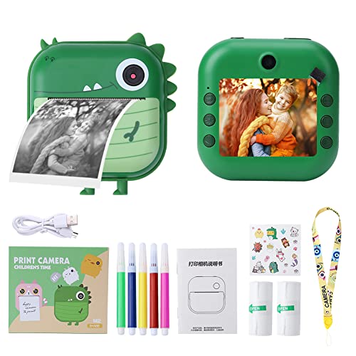 SHENGAO 2.4 Inch IPS Screen Video Digital Camera Birthday Gift Full HD Photo Digital Camera Kids Digital Camera with Print Paper