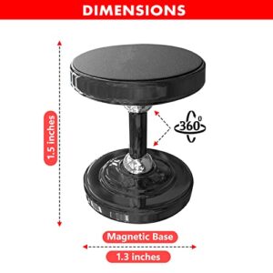 NorthCoastTrendy Gym Dual Magnetic Mount and Phone Holder. N50 Magnet- Top Magnetic Hold for Any Metal Surface. Videos and Pictures.