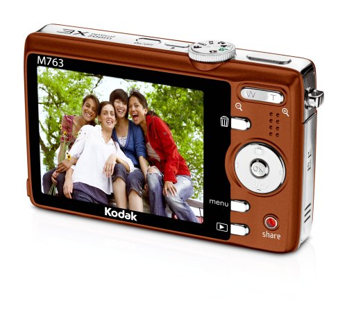 Kodak Easyshare M763 7.2 MP Digital Camera with 3xOptical Zoom (Copper)