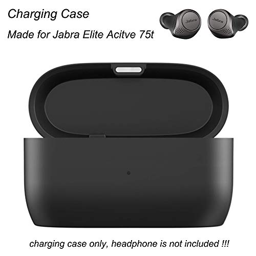 EXMRAT Charging Case Compatible with Jabra Elite 75t, Replacement Charger Cradle Station for Jabra Elite 75t & Elite Active 75t ( Wireless Earbuds not Included )