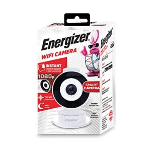 xtreme digital lifestyle accessories energizer smart wi-fi white indoor camera, 1080p full hd, cloud/micro-sd card support