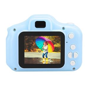 bewinner1 kid digital video camera,mini cute children cameras,portable kid camera toy with 2.0intft color eye-friendly and clear screen,smart camera for boys girls’ birthday gifts (blue)