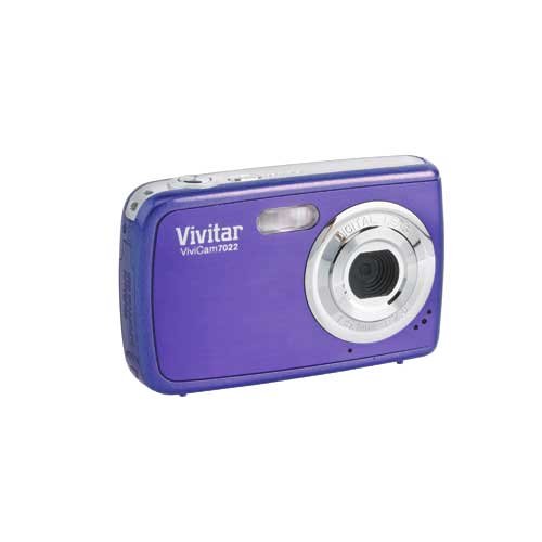 Vivitar Vivicam V7022 7.1MP HD Digital Camera Grape Purple