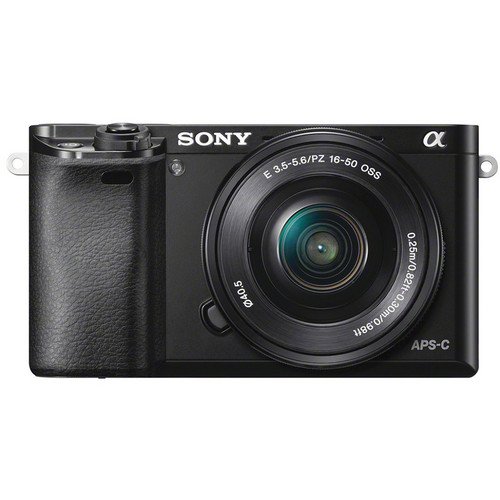 Sony Alpha a6000 Mirrorless Digital Camera with 16-50mm + 55-210mm Lenses with 2X 64GB Memory Card -International Model