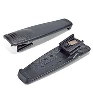 rln6307/ rln6307a belt clip for motorola cp110 rdu2020 rdu2080d rdu4100 rdu4160d rdv2020 rdv5100 ep150 portable two way radio clip replacement (2pack)