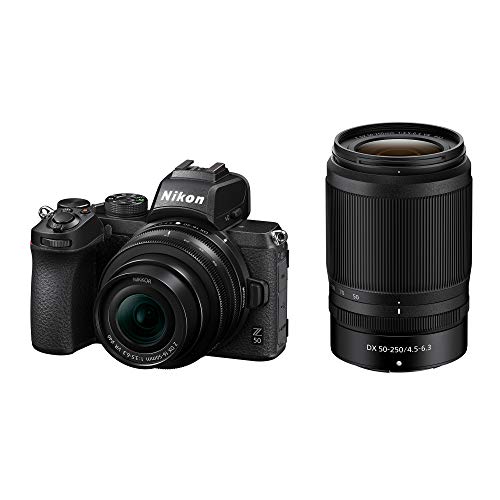 Nikon Z 50 DX-Format Mirrorless Camera w/NIKKOR Z DX 16-50mm & 50-250mm VR Lens