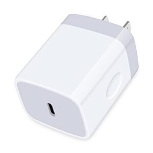 20w usb c wall charger cube 4a single port wall plug travel fast charging block box adapter for samsung galaxy a12 a11 a21 a13 a53 5g,a73 s22 s21 a01 a52 a42 a03s a02s,z fold 4/flip 3; iphone 14 13,12