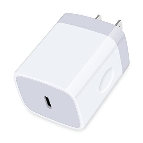 20W USB C Wall Charger Cube 4A Single Port Wall Plug Travel Fast Charging Block Box Adapter for Samsung Galaxy A12 A11 A21 A13 A53 5G,A73 S22 S21 A01 A52 A42 A03S A02S,Z Fold 4/Flip 3; iPhone 14 13,12