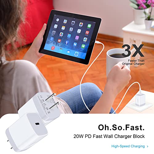 20W USB C Wall Charger Cube 4A Single Port Wall Plug Travel Fast Charging Block Box Adapter for Samsung Galaxy A12 A11 A21 A13 A53 5G,A73 S22 S21 A01 A52 A42 A03S A02S,Z Fold 4/Flip 3; iPhone 14 13,12