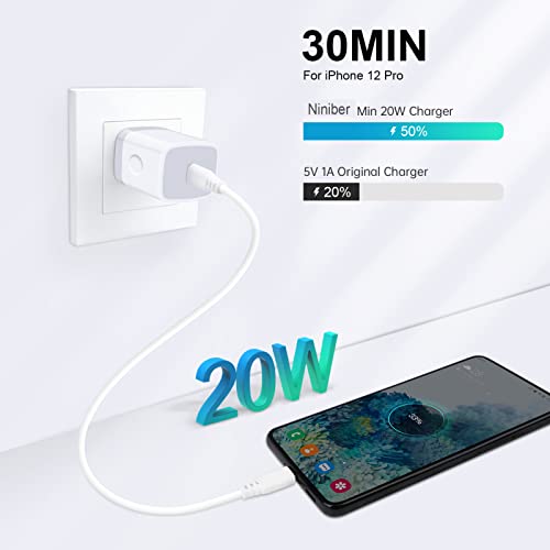 20W USB C Wall Charger Cube 4A Single Port Wall Plug Travel Fast Charging Block Box Adapter for Samsung Galaxy A12 A11 A21 A13 A53 5G,A73 S22 S21 A01 A52 A42 A03S A02S,Z Fold 4/Flip 3; iPhone 14 13,12