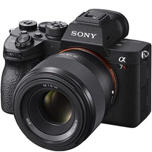 Sony a7R IV Mirrorless Full Frame Camera Body + 50mm F1.8 FE Fast E-Mount Lens SEL50F18F ILCE-7RM4A/B Bundle with Deco Gear Backpack + Microphone + LED + Monopod and Accessories Kit
