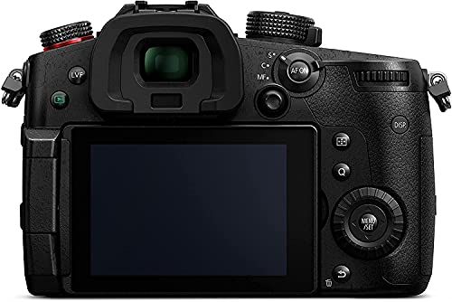 Panasonic LUMIX GH5M2, 20.3MP Mirrorless Micro Four Thirds Camera with Live Streaming, 4K 4:2:2 10-Bit Video, 5-Axis Image Stabilizer, 12-60mm F2.8-4.0 Lens with Rear Lens Cap, Gadget Bag & More