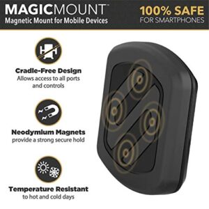 Scosche MAGCD2 MagicMount Magnetic CD Phone Holder for Car - 360 Degree Adjustable Head, Universal with All Devices - CD Player Phone Mount