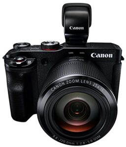 canon digital camera powershot g3x evf kit wide-angle 24 mm 25 x optical zoom psg3xevfkit – international version (no warranty)
