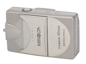 minolta dimage g500 5mp digital camera w/ 3x optical zoom