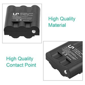 LP BATT5R APV7 Battery, 1 Pack Rechargeable Batteries 6V 1100mAh for GXT Walkie Talkie GXT1050 GXT1000 GXT950 GXT900 GXT860 GXT850 GXT800 LXT350 LXT410 LXT435 & More