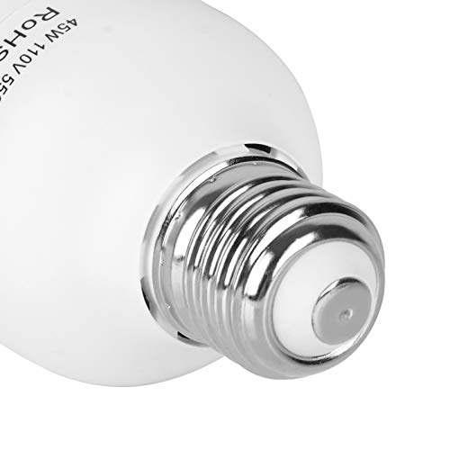 EMART Full Spectrum Light Bulb, 2 x 45W 5500K CFL Daylight for Photography Photo Video Studio Lighting
