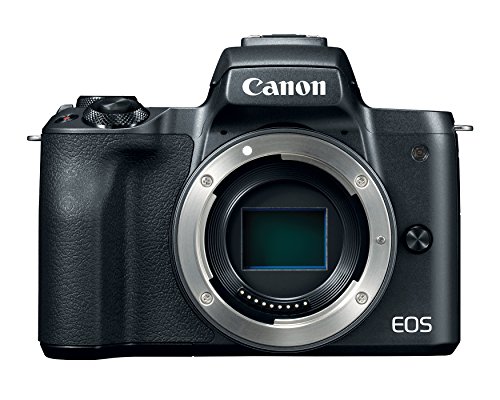 Canon EOS M50 Mirrorless Digital 4K Vlogging Camera with Dual Pixel CMOS Autofocus, DIGIC 8 Image Processor, Built-in Wi-Fi, NFC and Bluetooth technology, Body, Black