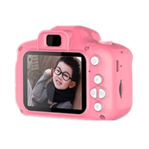 xinsany children’s digital camera photo and video camera multifunctional children’s gifts memory card support mini camera(pink)