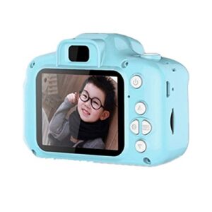 xinsany children’s digital camera photo and video camera multifunctional children’s gifts memory card support mini camera(green)