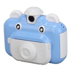 honio kid digital camera, high resolution large viewing kid instant camera video recording lens rotatable 2.4in touch screen for birthday