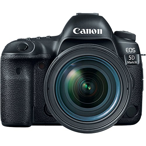 Canon EOS 5D Mark IV DSLR Camera with 24-70mm f/4L Lens (1483C018) + Canon EF 24-70mm f/2.8L II USM Lens (5175B002) + 64GB Memory Card + Color Filter Kit + 2 x LPE6 Battery + More (Renewed)