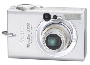 canon powershot s500 5mp digital elph with 3x optical zoom