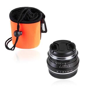 Fotga 25mm F1.8 Manual APS-C Fixed Lens for Canon EOS Mirrorless Camera EOS-M EOS M2 M3 M5 M6 II M10 M100 M50