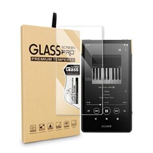 audiopartner 9h scratch-proof premium front lcd screen protector guard tempered glass protective film for sony walkman nw-zx700 nw-zx706 nw-zx707 (1pc)