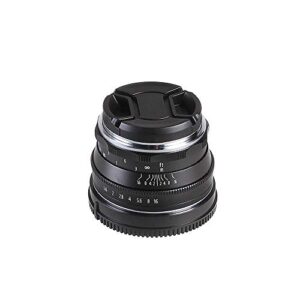 Fotga 35mm F1.6 Manual APS-C Fixed Lens for Canon EOS Mirrorless Camera EOS-M EOS M2 M3 M5 M6 II M10 M100 M50