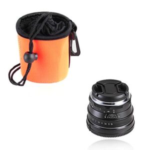 Fotga 35mm F1.6 Manual APS-C Fixed Lens for Canon EOS Mirrorless Camera EOS-M EOS M2 M3 M5 M6 II M10 M100 M50