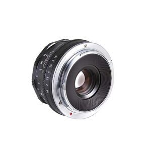 Fotga 35mm F1.6 Manual APS-C Fixed Lens for Canon EOS Mirrorless Camera EOS-M EOS M2 M3 M5 M6 II M10 M100 M50