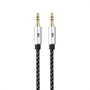 Cable Matters 2-Pack 3.5mm Audio Cable 6 ft (3.5mm Aux Cable/Aux Cord, Headphone Cable, Audio Cable 3.5mm Male to Male) - 6 Feet / 1.8 Meters