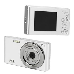 Digital Camera, 38 MP Image Resolution Compact Camera with 1200 MAh Lithiumion Battery for Beginners