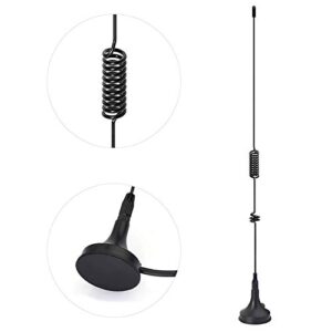 2-Pack 16.5 Inch Dual Band Ham Radio Antenna VHF UHF 136-174MHz 400-470MHz Magnetic Base SMA Female Antenna Handheld Two Way Radio Antenna for BaoFeng UV-5R UV-82 BF-888 BTECH F8HP by LUITON