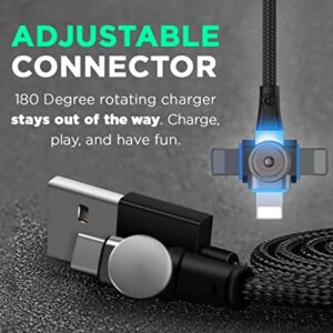 Statik Rotatable Fast Charging ICable Smart Phone Charger Head