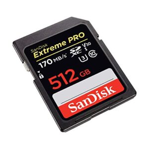 SanDisk 512GB Extreme PRO UHS-I SDXC Memory Card