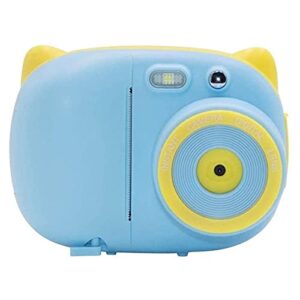 gienex kids selfie camera, christmas birthday gifts for boys age 3-9, hd digital video cameras for toddler, portable toy for 3 4 5 6 7 8 year old boy with 32gb sd card (color : blue)