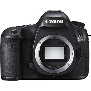 Canon EOS 5DS DSLR Camera (Body Only) (0581C002) + Canon EF 50mm Lens + 64GB Card + Case + Filter Kit + Corel Photo Software + LPE6 Battery + Card Reader + Flex Tripod + Hand Strap + More (Renewed)