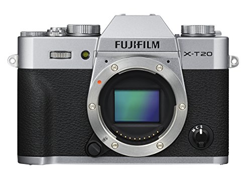 Fujifilm X-T20 Mirrorless Digital Camera, Silver (Body Only)