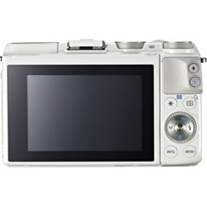 Canon EOS M3 Mirrorless Camera Kit with EF-M 18-55mm Image Stabilization (IS) STM Lens - Wi-Fi Enabled (White)