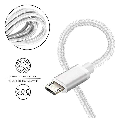 Android Charger Micro USB Cable 2Pack 6FT Fast Charging Cord for Samsung Galaxy S6/S7 Edge, J3/J7 Star Prime Crown, Note 4/5, LG G4 K40 K30 K20 Stylo 3, Moto, Xbox, PS4, Kindle Fire Tablets and Phones