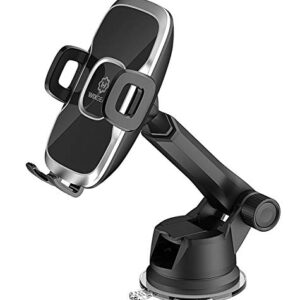 WixGear Phone Holder for Car, Universal Dashboard Windshield Phone Car Suction Cup Mount Holder for Cell Phone 360 Degree Rotation Compatible with iPhone Xs/XS Max / 8/7 / 6, Galaxy S and More