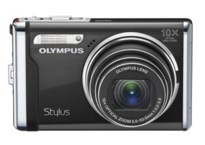 olympus stylus 9000 12 mp digital camera with 10x wide angle optical dual image stabilized zoom and 2.7-inch lcd (black)