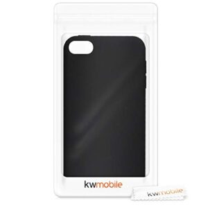kwmobile TPU Silicone Case Compatible with Apple iPod Touch 6G / 7G (6th and 7th Generation) - Case Soft Flexible Protective Cover - Black