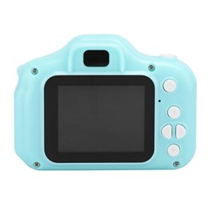 KENANLAN Kids Camera, Kids Digital Video Cameras Portable Mini Kids Selfie Camera Toy with Protective Silicone Cover, 2.0in TFT Color Screen, Christmas Birthday Gifts(Green)