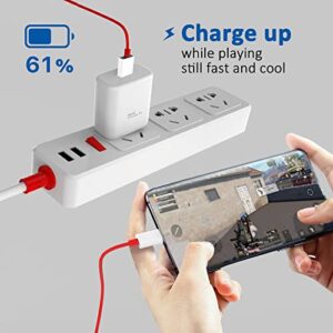 Warp Charger 65W for OnePlus 9R/9RT 5G/9/9 Pro, OnePlus Charger Warp Charge for OnePlus Nord 2 5G/8T/8T+ 5G,USB Wall Plug Block Replacement with Warp Charging USB A to C Cable（3.3ft）